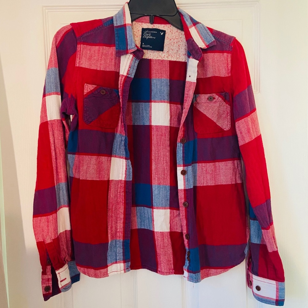 COPY - Red, White and Blue Flannel